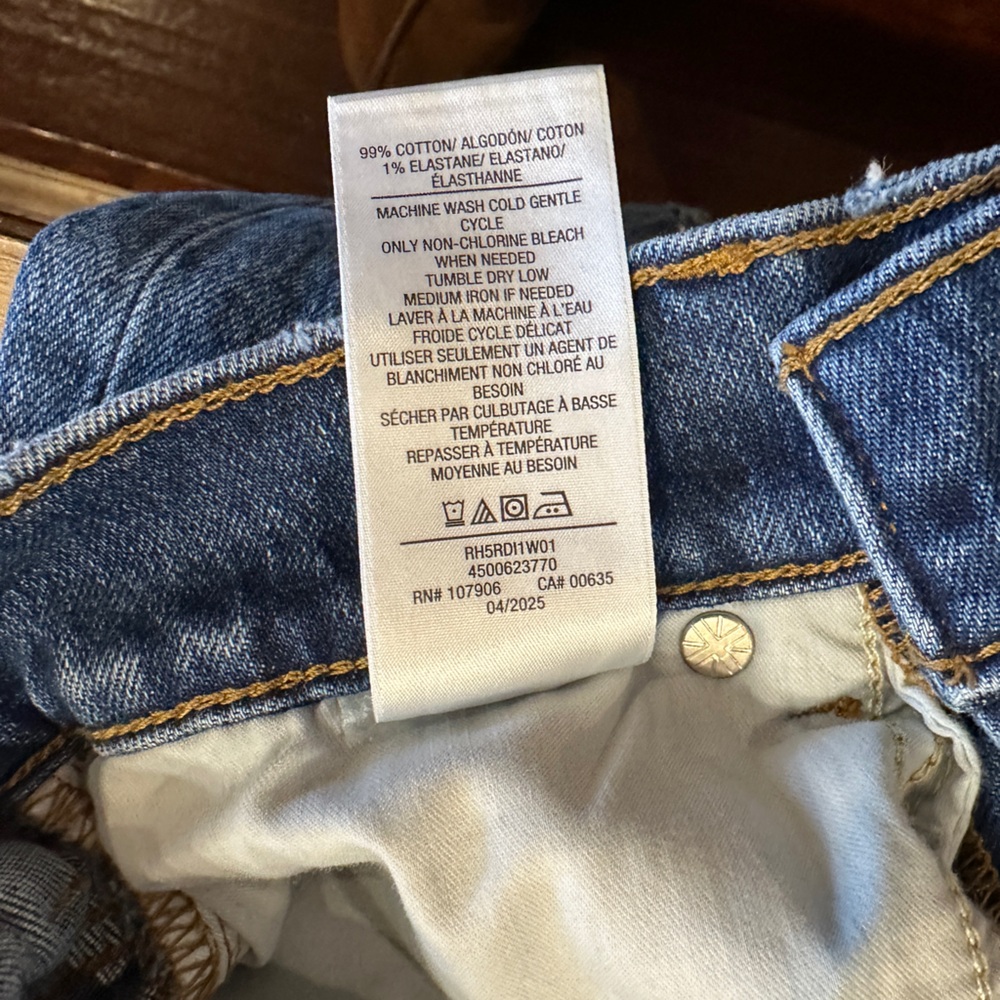 Hudson Jeans Rylee Low-Rise Radical Loose Jean Women's Size 25 - Picture 16 of 16